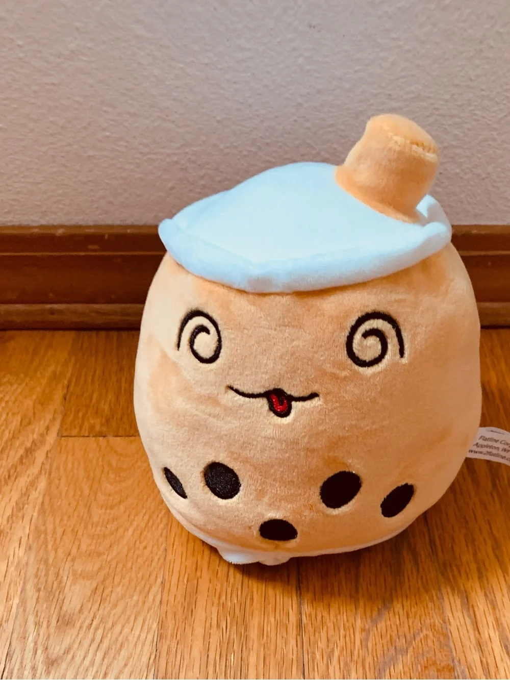 Squishmallow Lot of 3: Pink Bunny, Chocolate Chip Cookie, Boba Tea Plush Toys